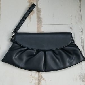 New York & Company Black Clutch Wristlet